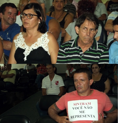 Imagem do dia que Gigante pressionou os vereadores para aprova o projeto EM-054